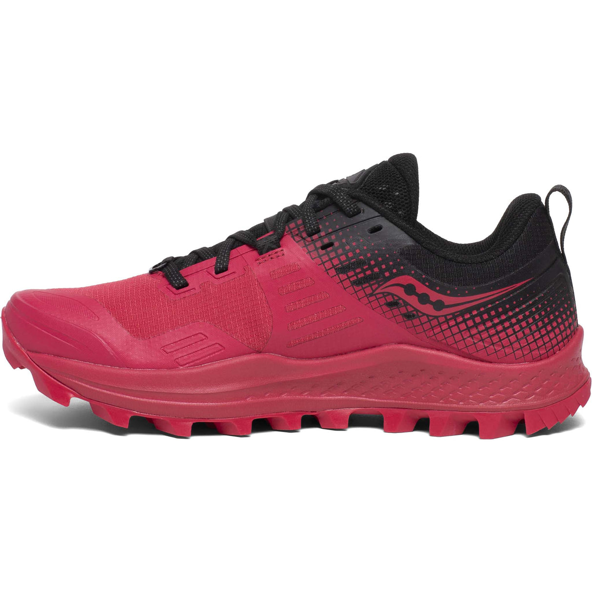 Saucony Peregrine 10 ST barberry black femme lateral