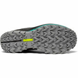 Saucony Peregrine 11 chaussures de course à pied trail femme - Shadow / Jade - semelle