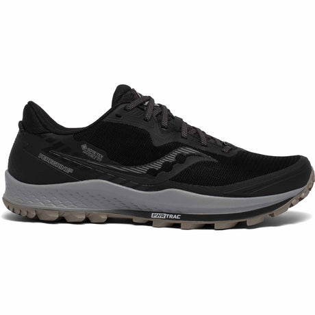Saucony Peregrine 11 GTX Chaussures de course à pied trail homme - Black / Gravel