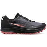 Saucony Peregrine 12 GTX running trail femme - Charcoal / Shell