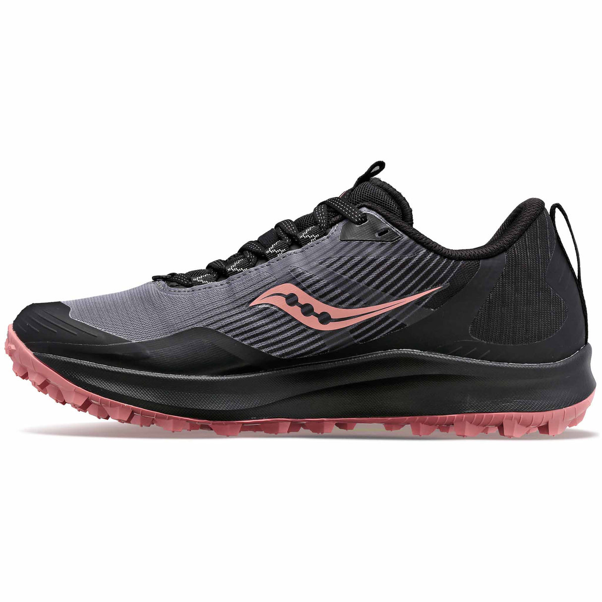 Saucony Peregrine 12 GTX running trail femme - Charcoal / Shell