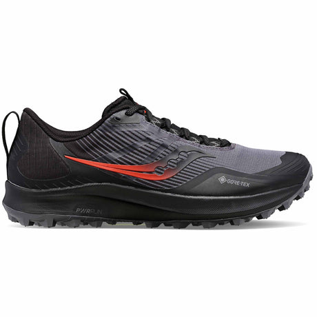 aucony Peregrine 12 GTX chaussures de course à pied trail homme - Charcoal / Black