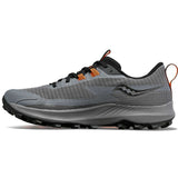 Saucony Peregrine 13 GTX running trail homme - gravier / noir lateral