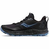 Saucony Peregrine ICE+ 3 chaussures de course a pied d'hiver trail femme - Black / Summit