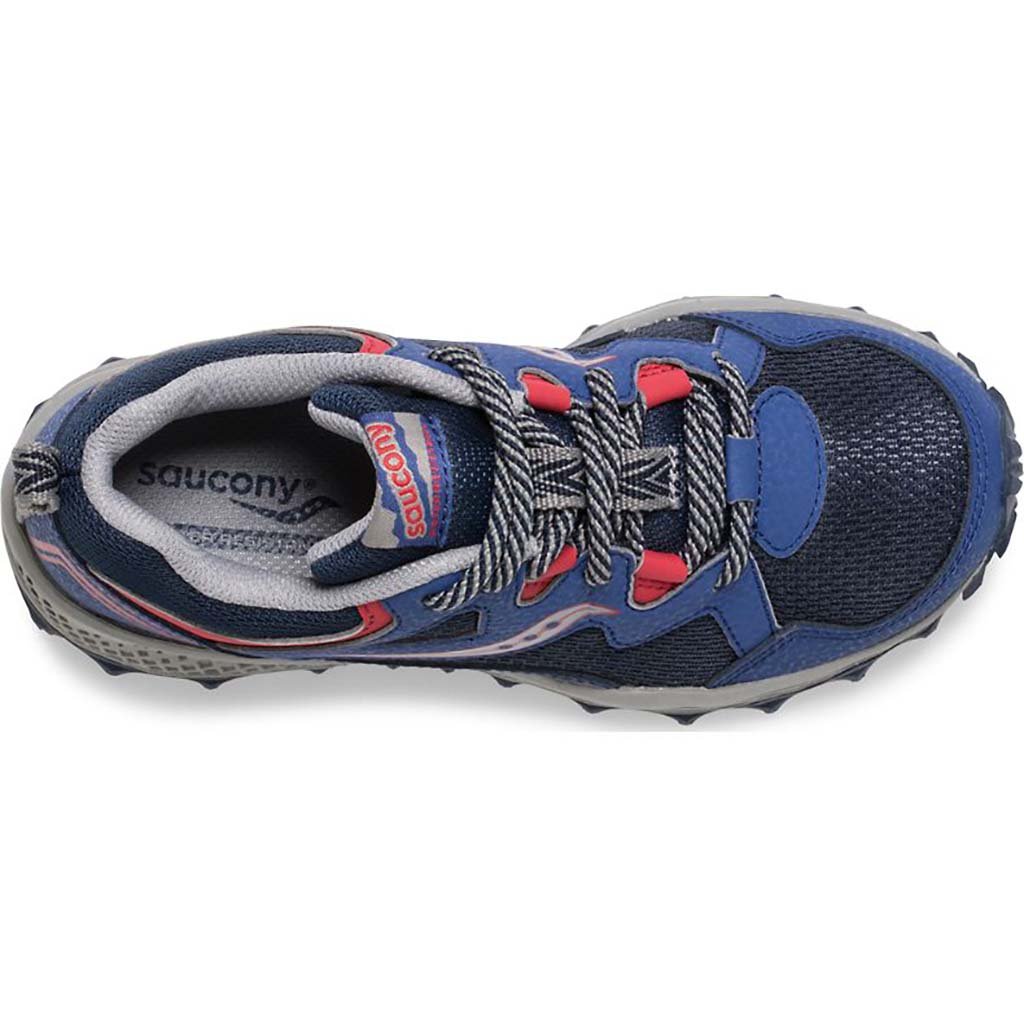 Saucony Peregrine Shield 2 bleu chaussures de course a pied pour enfant uv