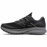 Saucony Ride 15 TR GTX chaussures de course a pied trail homme - Black / Charcoal