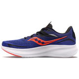 Saucony Ride 15 running saphir vizi red homme lateral