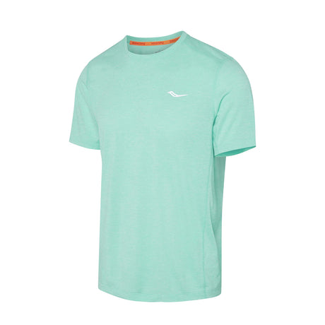 Saucony Stopwatch Short Sleeve t-shirt de course cool mint homme