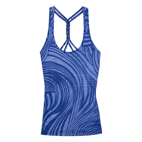 Camisole de course à pied femme Saucony Strider Tank Blue Print