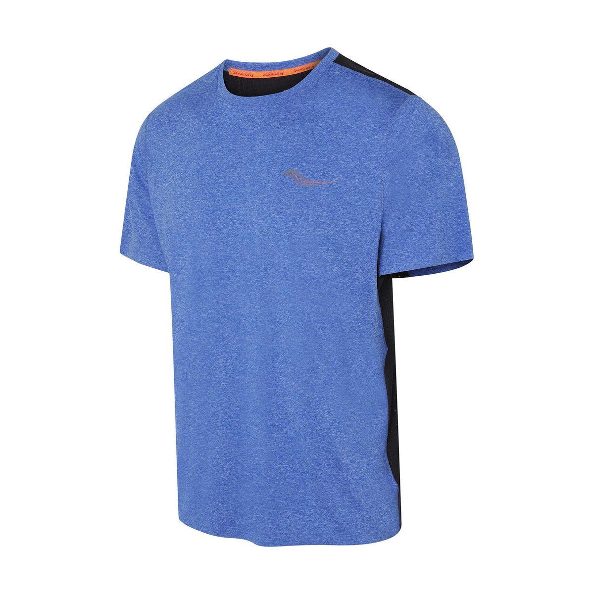 Saucony Time Trial Short Sleeve T-shirt blue raz homme