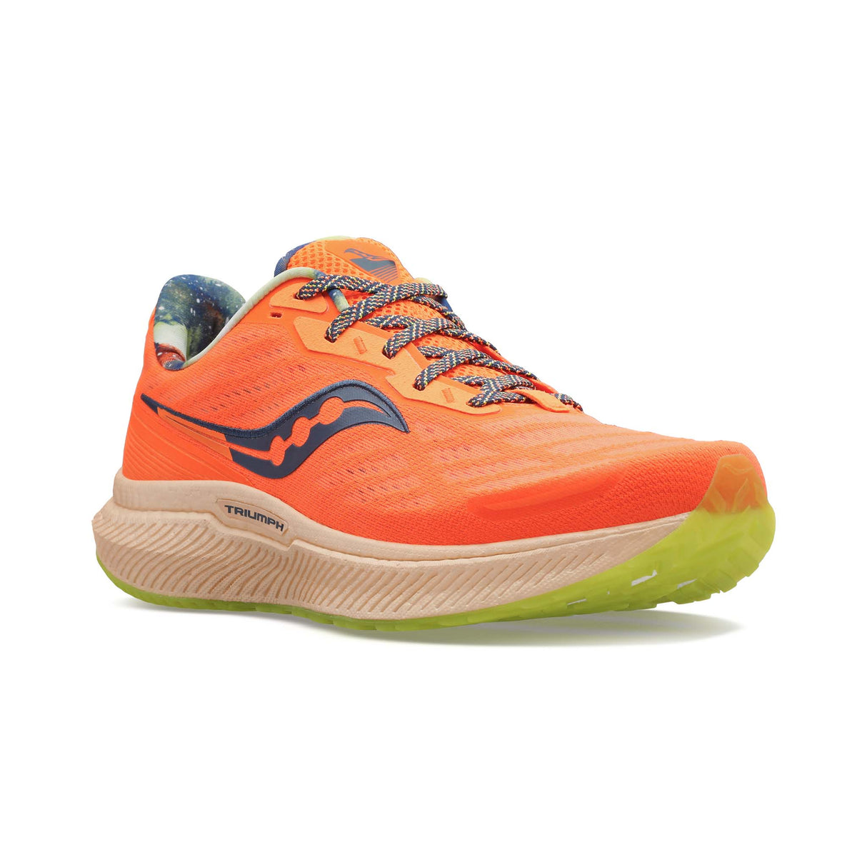 Saucony Triumph 19 running homme histoires de feu de camp empeigne