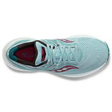 Saucony Triumph 20 running de course femme empeigne mineral berry