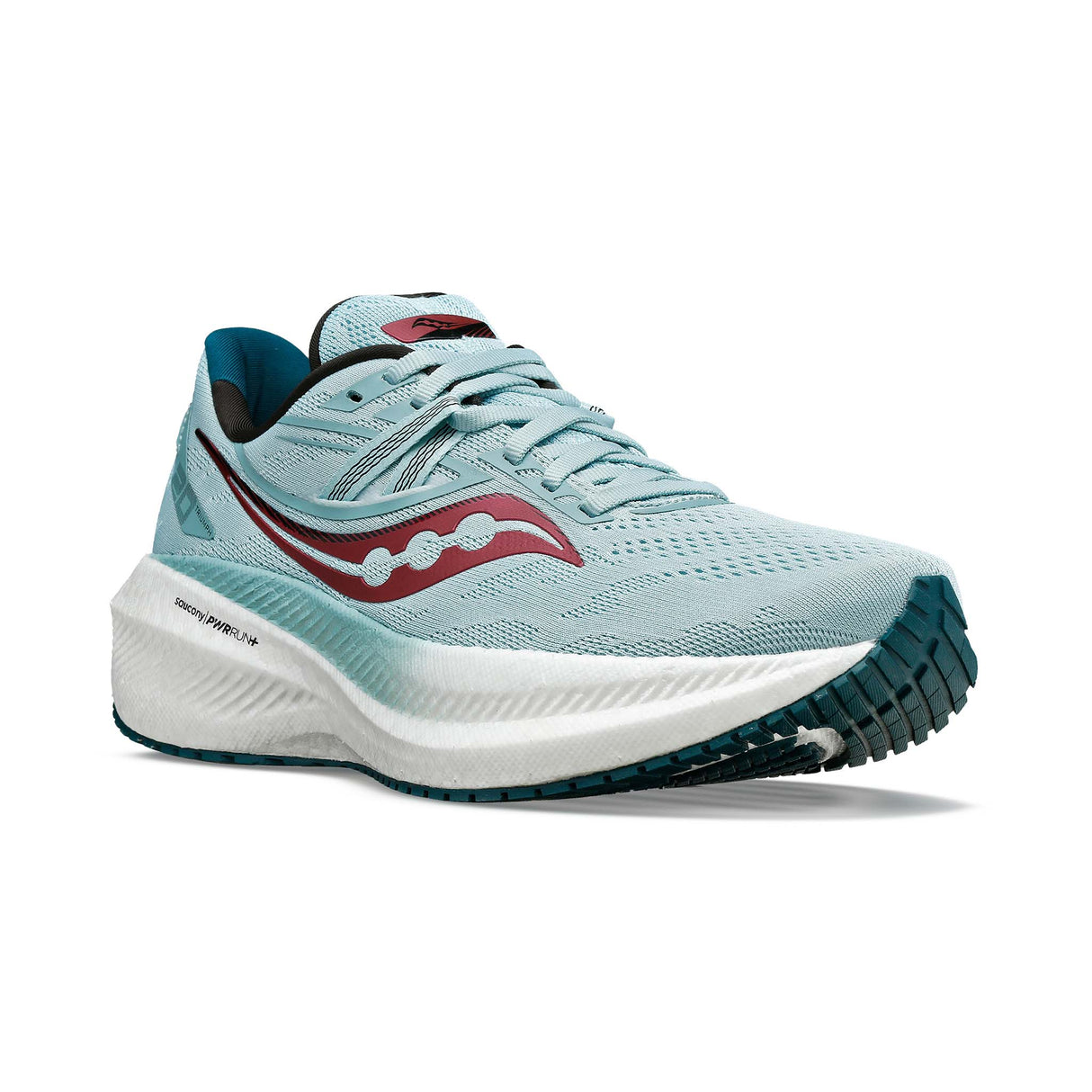 Saucony Triumph 20 running de course femme pointe mineral berry