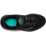 Saucony Excursion TR15 chaussures de course à pied trail femme black jade tige