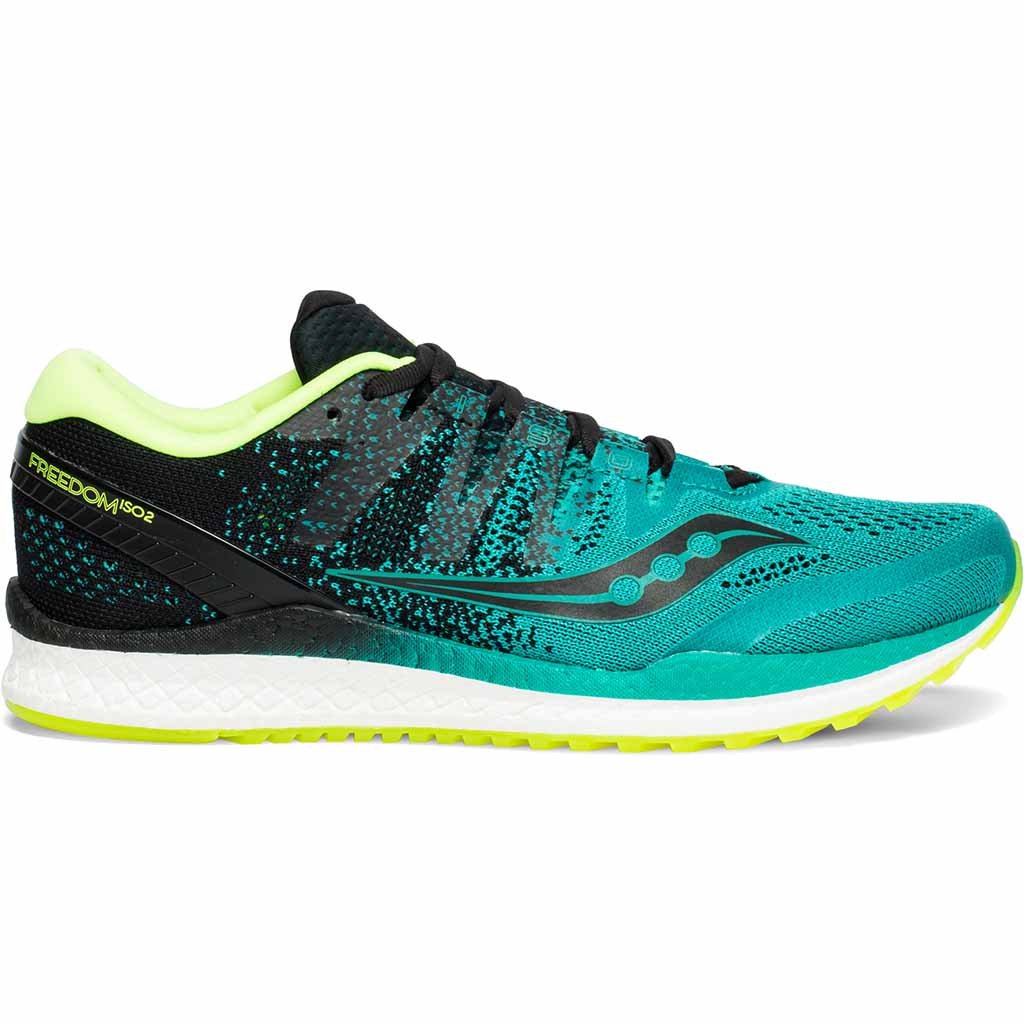 Saucony Freedom Iso 2 teal chaussure de course a pied homme