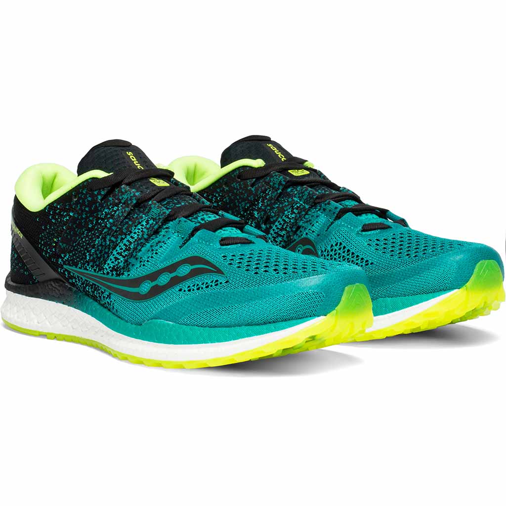 Saucony Freedom Iso 2 teal chaussure de course a pied homme pv