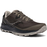 Saucony Peregrine 11 chaussures de course a pied trail homme gravier noir vue 2