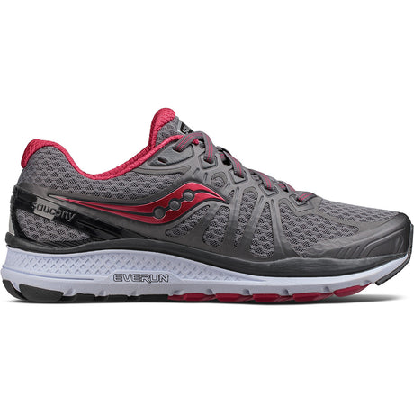 Saucony Echelon 6 chaussure de course a pied femme gris rose