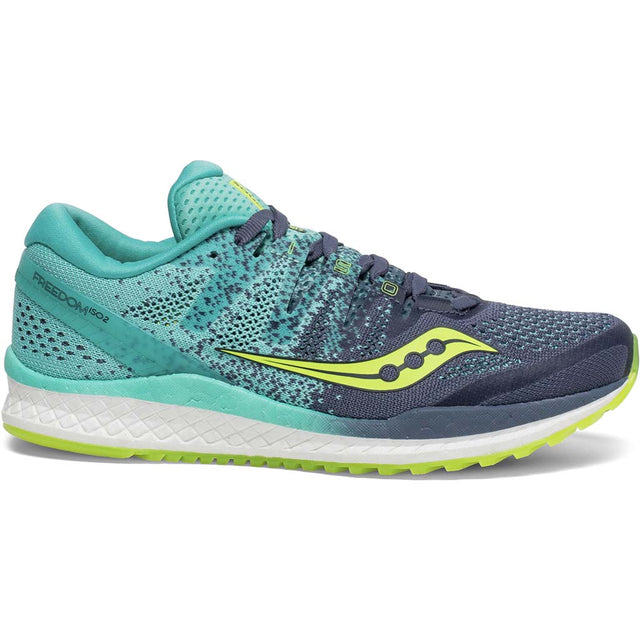 Saucony Freedom Iso 2 grey teal chaussure de course a pied femme