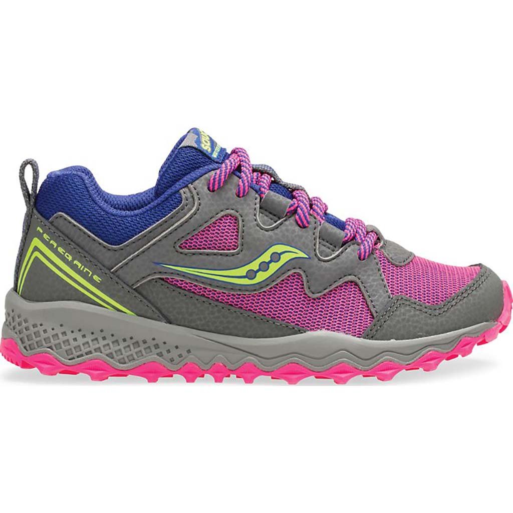 Saucony Saucony Peregrine Shield 2 gris chaussures de course a pied pour enfant