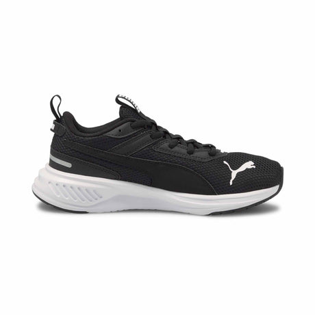 Puma Scorch Runner Jr chaussures de course à pied enfant noir vue de côté intérieur