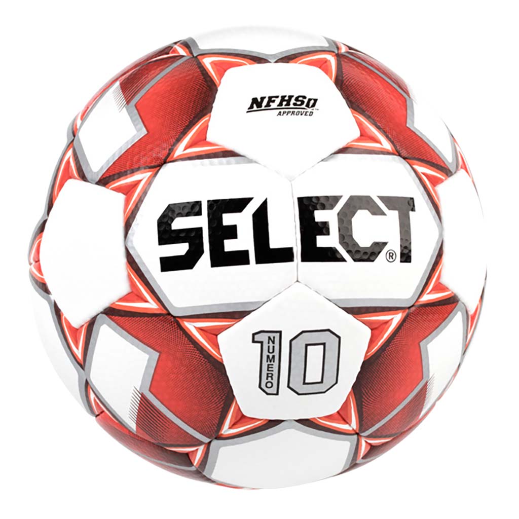 Select Sport America Numero 10 soccer ball white maroon