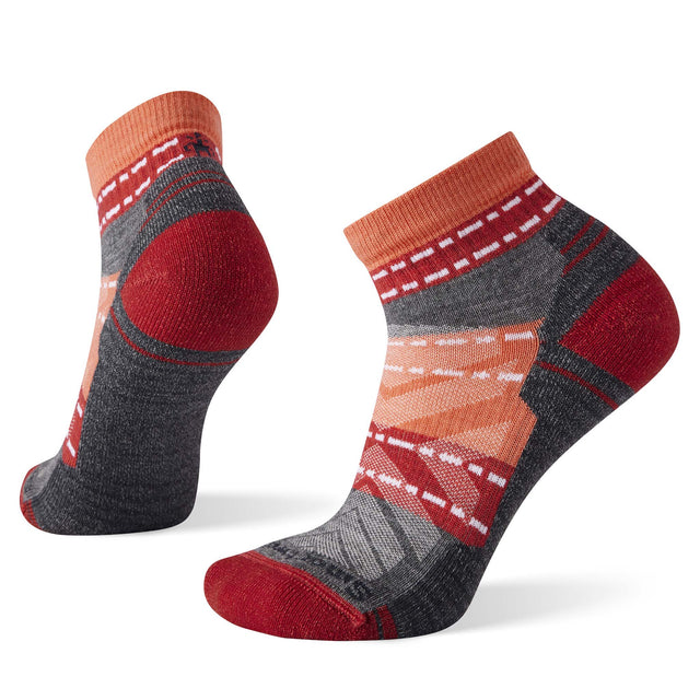 Smartwool Hike Light Cushion Margarita socquettes de randonnée femme bright coral