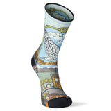 Smartwool Hike Light Cushion chaussettes imprimées charcoal homme