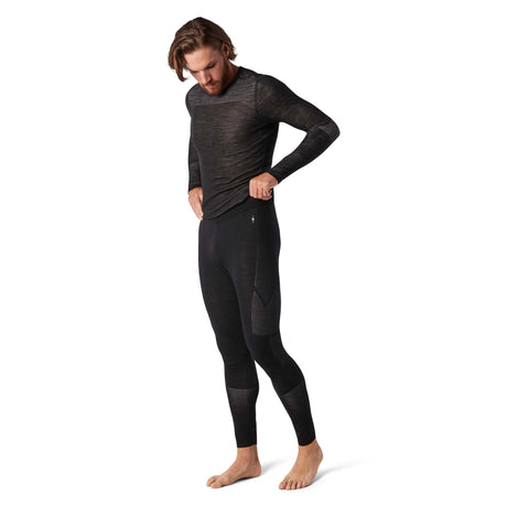 Smartwool Intraknit Merino 200 Baselayer caleçon long noir  homme face