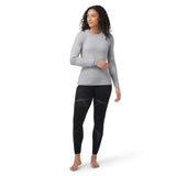 Smartwool Intraknit Merino 200 chandail baselayer chiné gris pâle femme face