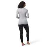 Smartwool Intraknit Merino 200 chandail baselayer chiné gris pâle femme dos