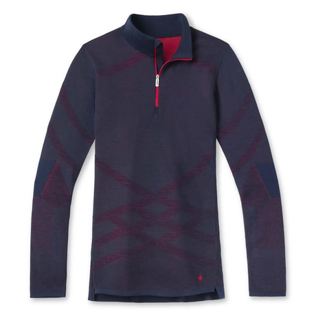 Smartwool Intraknit Merino 200 chandail baselayer navy pomegranate femme