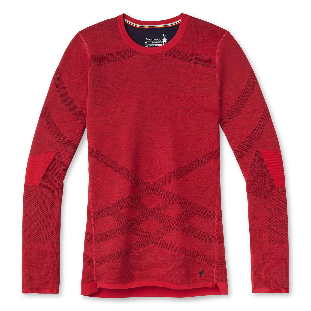 Smartwool Intraknit Merino 200 chandail baselayer pomegranate deep navy femme