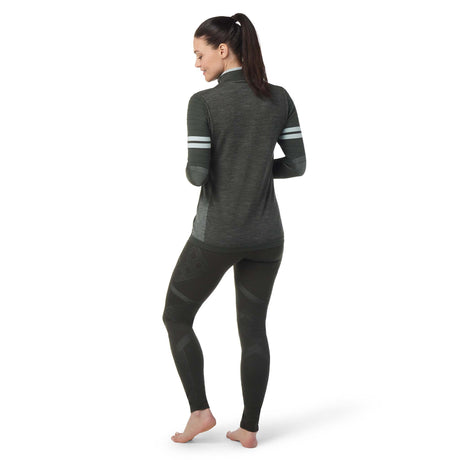 Smartwool chandail à capuchon et 1/4 zip Intraknit Merino Tech north woods femme dos