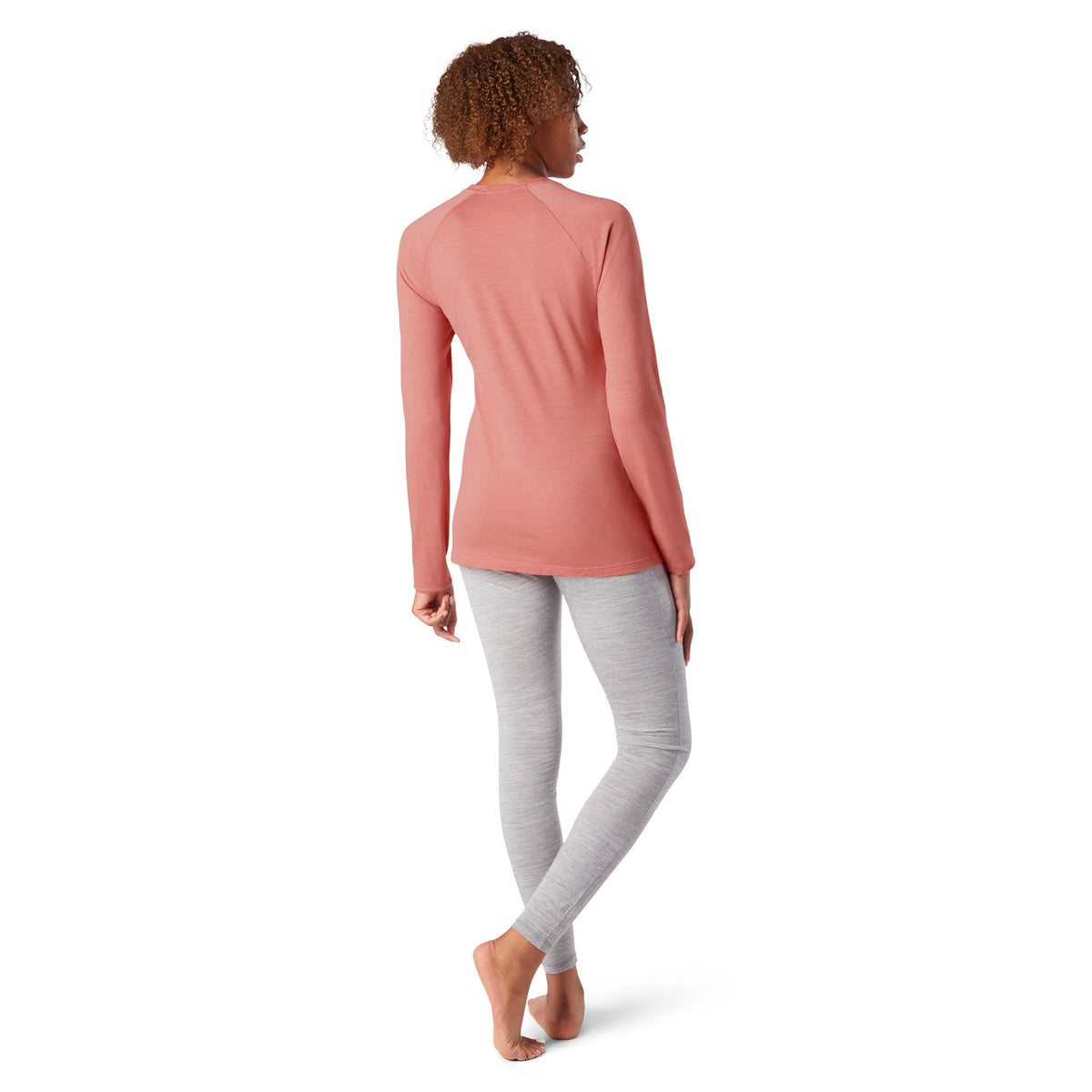 Smartwool Merino 150 Baselayer chandail à manches longues rose femme dos