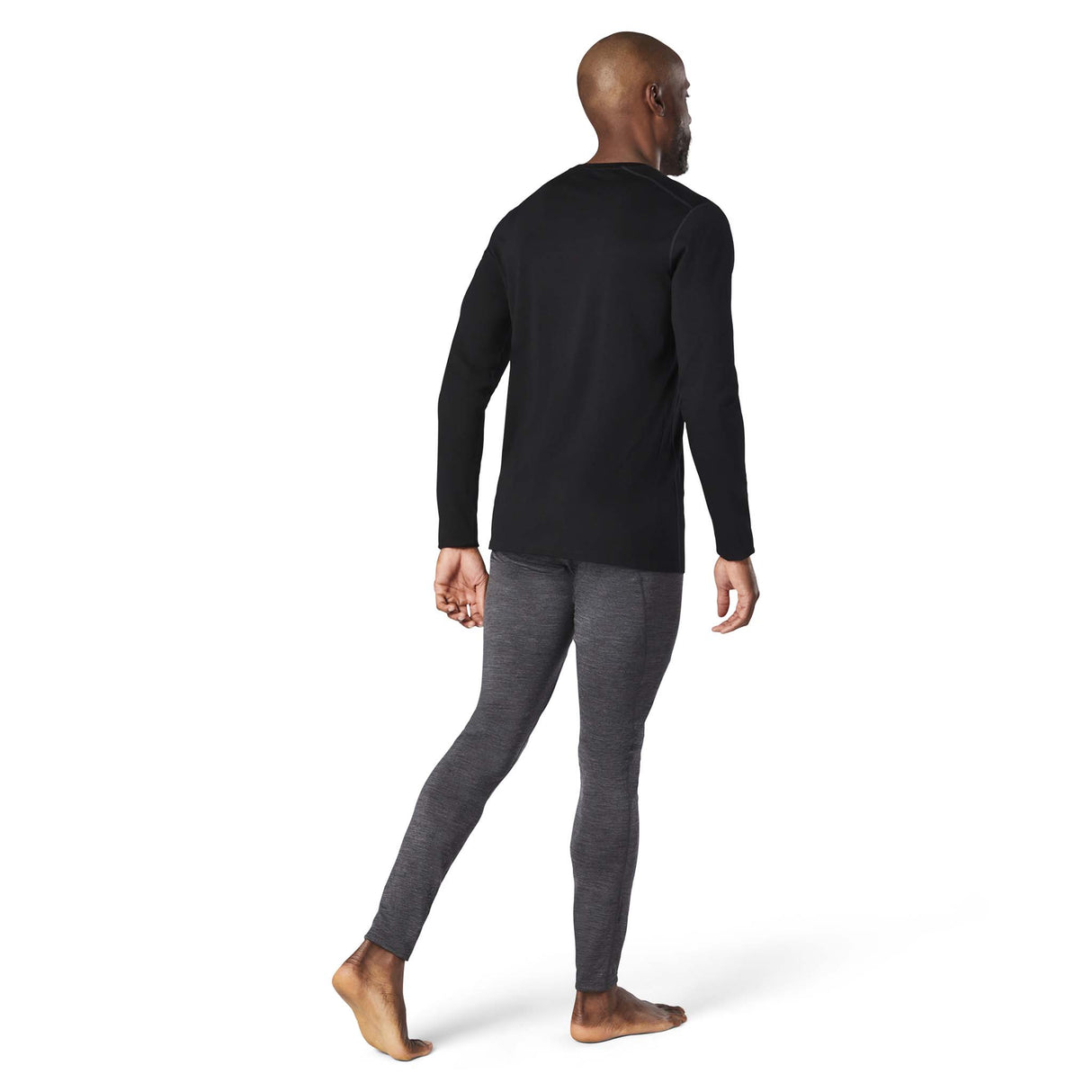 Smartwool Merino 150 Baselayer chandail col rond noir homme dos