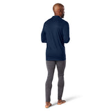 Smartwool Merino 150 Baselayer 1/4 Zip indigo blue chandail homme dos