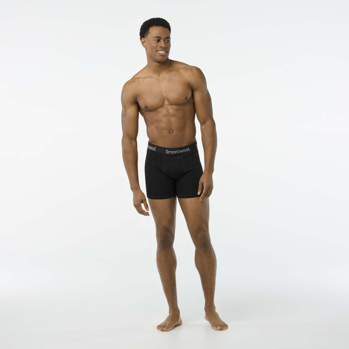 Smartwool Merino 150 Boxer Brief caleçon boxeur noir pour homme face