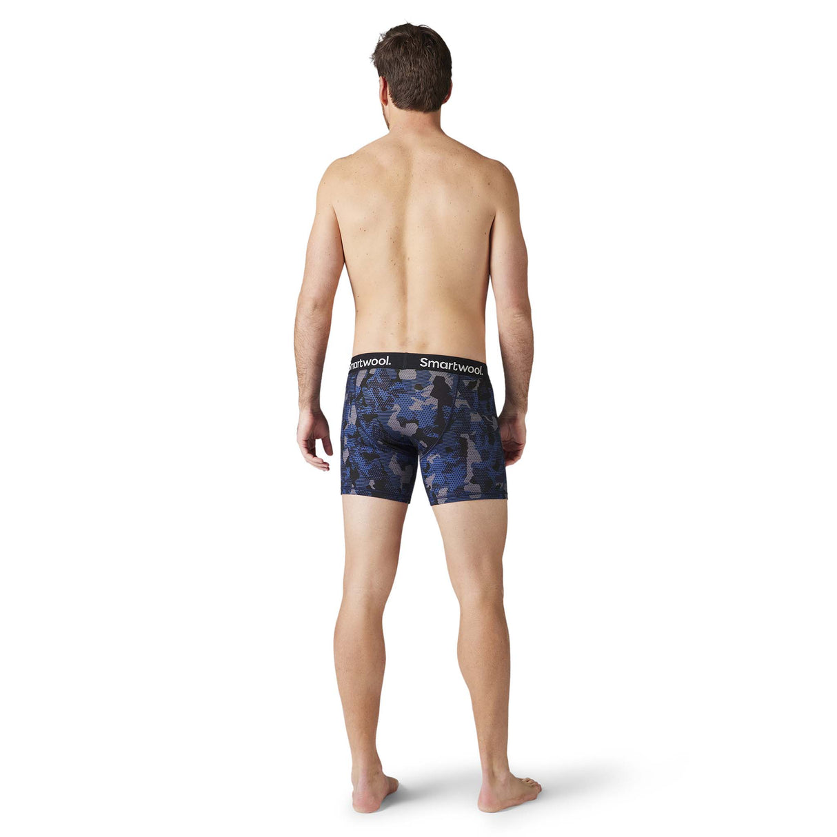 Smartwool Merino 150 Boxer imprimé caleçon boxeur pour homme dosSmartwool Merino 150 Boxer imprimé caleçon boxeur dark denim pour homme dos