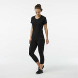 Smartwool Merino 150 T-shirt de base à manches courtes noir femme face