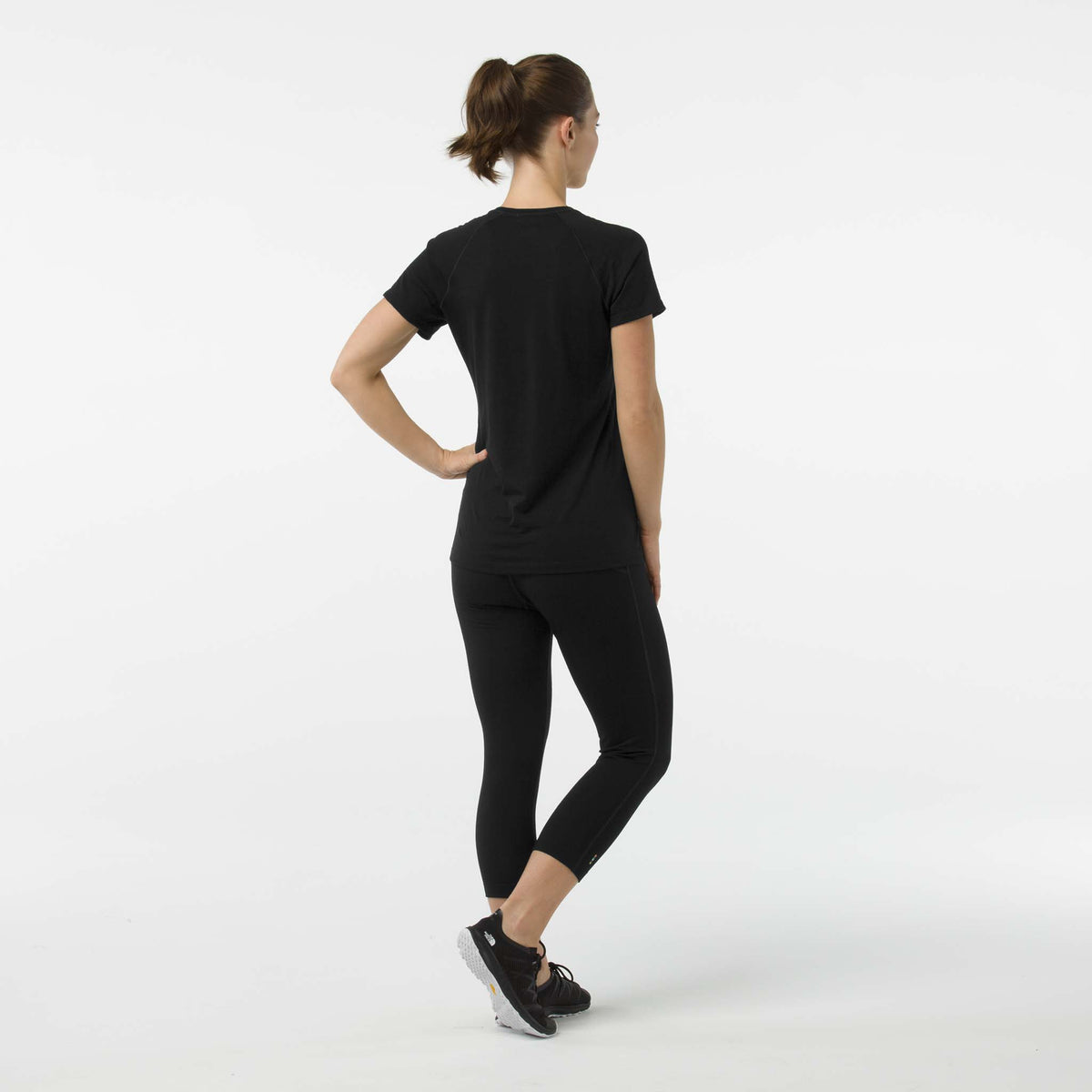 Smartwool Merino 150 T-shirt de base à manches courtes noir femme dos