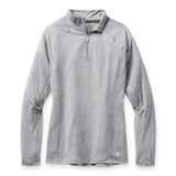 Smartwool Merino 150 chandail de base 1/4 zip light grey heather femme