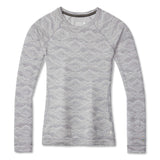 Smartwool Merino 250 Baselayer chandail de base à motif light gray femme