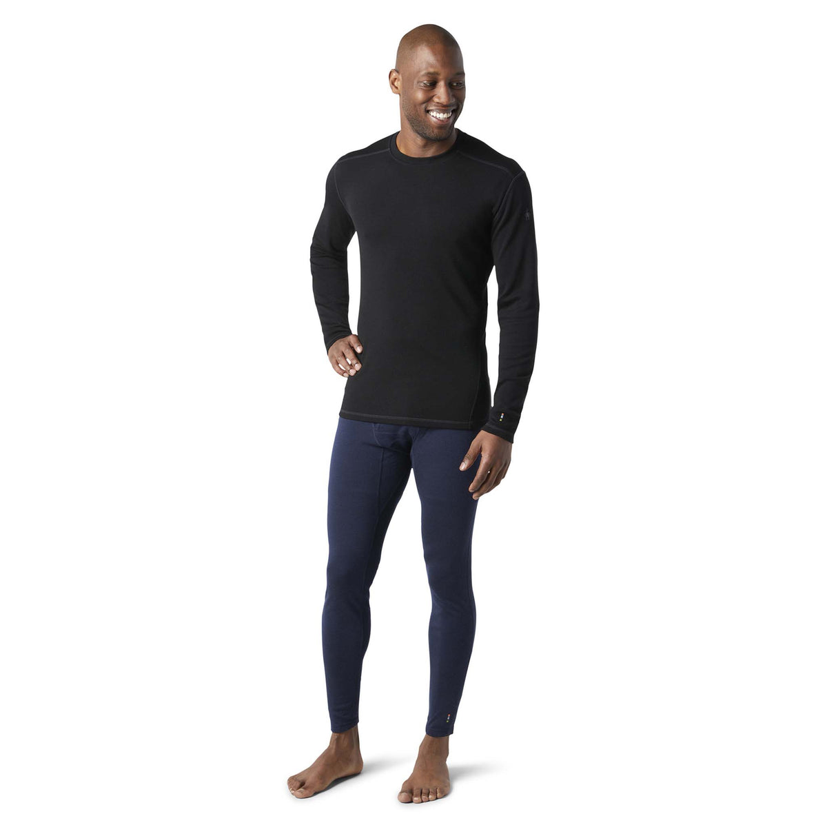 Smartwool Merino 250 Baselayer chandail col rond noir homme face