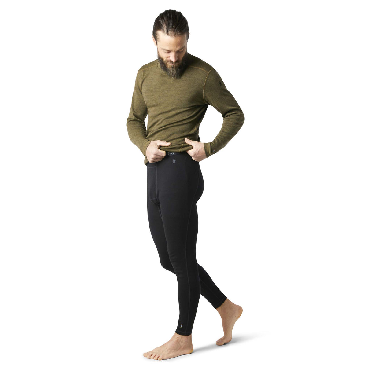 Smartwool Merino 250 Baselayer Bottom legging de base noir homme face