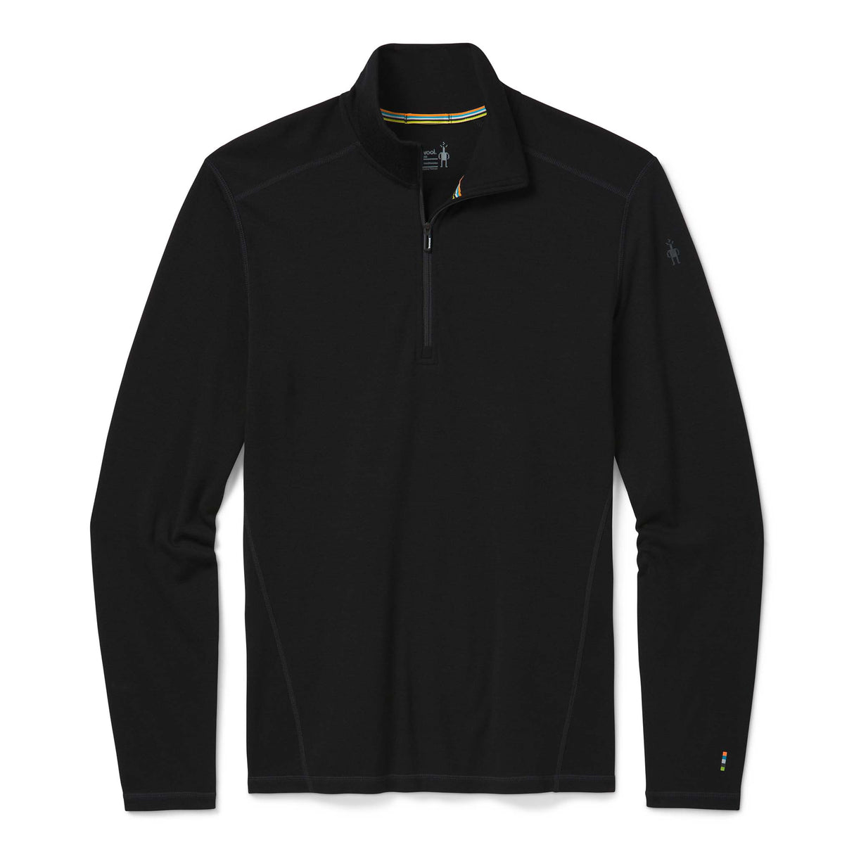 Smartwool Merino 250 Baselayer 1/4 Zip noir homme