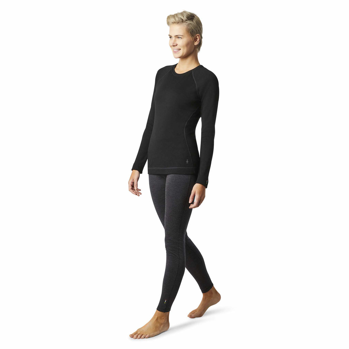 Smartwool Merino 250 baselayer chandail de base noir pour femme face