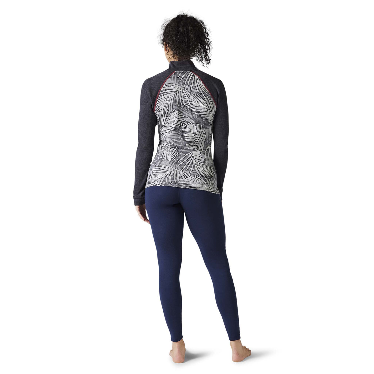 Smartwool Merino 250 baselayer manches longues light gray palm femme dos