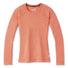 Smartwool Merino 250 baselayer chandail de base sunset coral femme