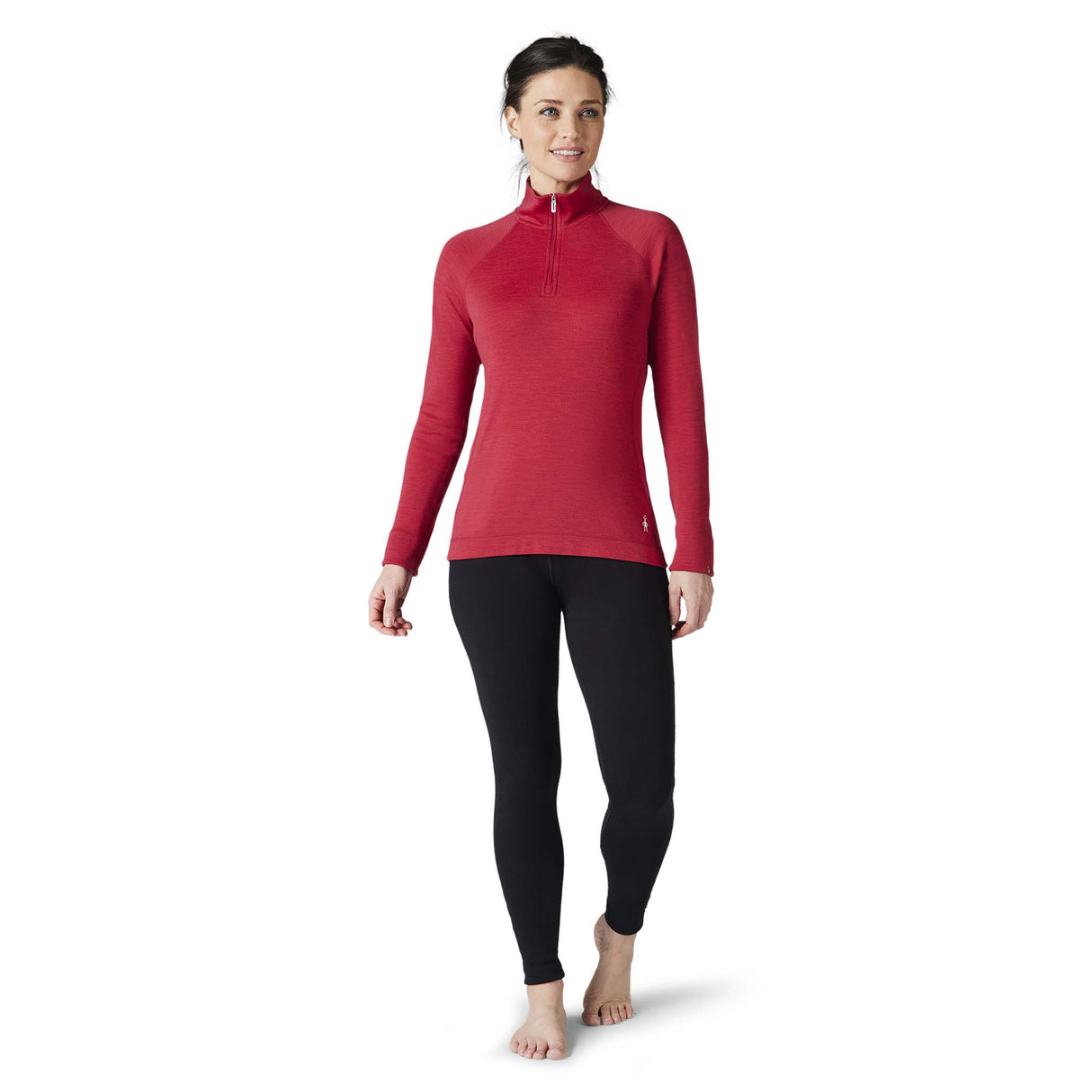 Smartwool Merino 250 chandail baselayer pomegranate femme face